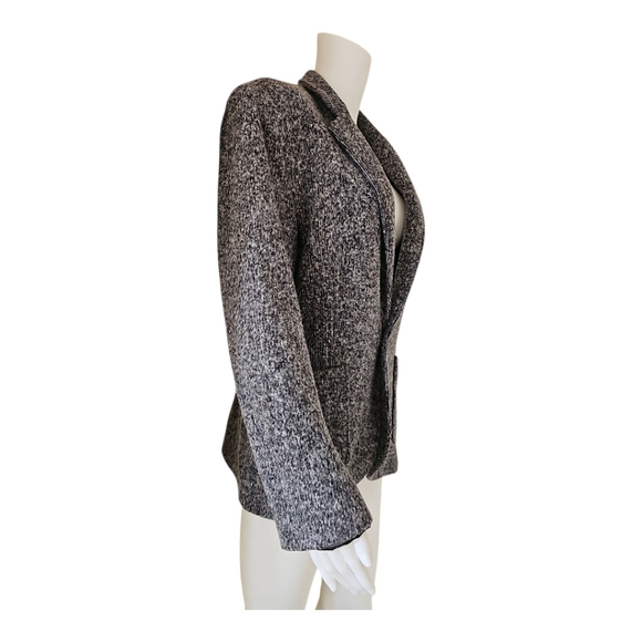 ATM Marled Knit Blazer Jacket Medium - Picture 3 of 6